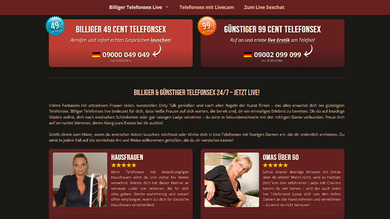 Billiger Telefonsex Live